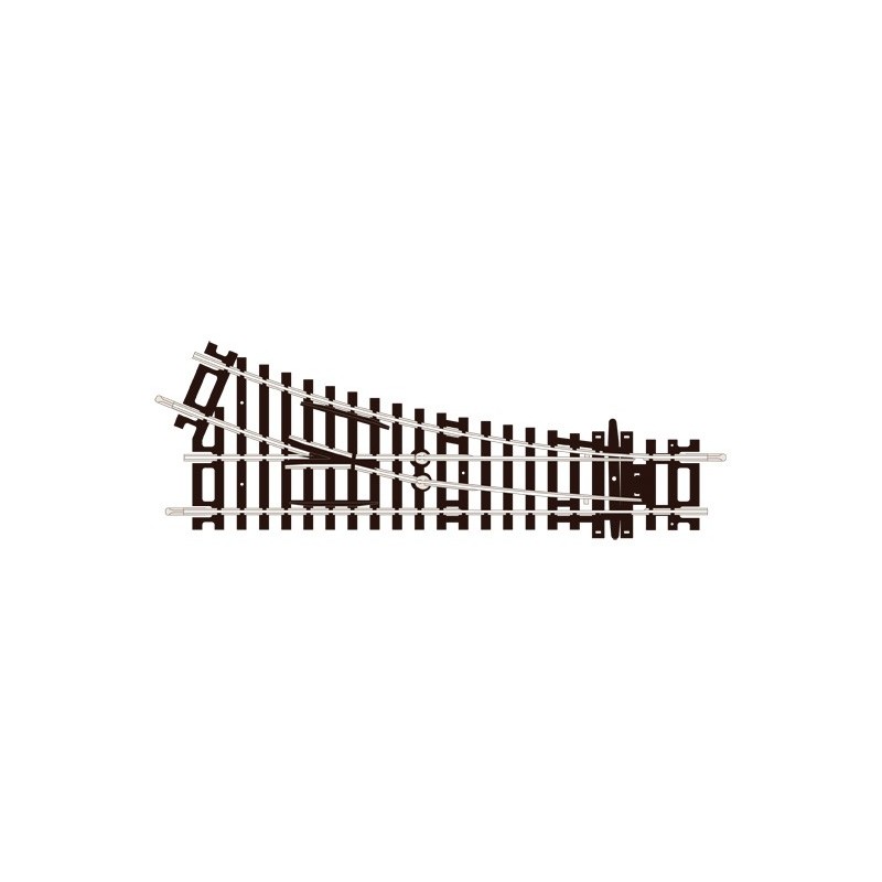 Peco No.2 Radius Right Hand Turnout Insulfrog – OO Gauge Model Railway Track
