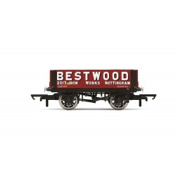 R6946 - Bestwood, 4 Plank Wagon, No. 2017 - Era 2/3