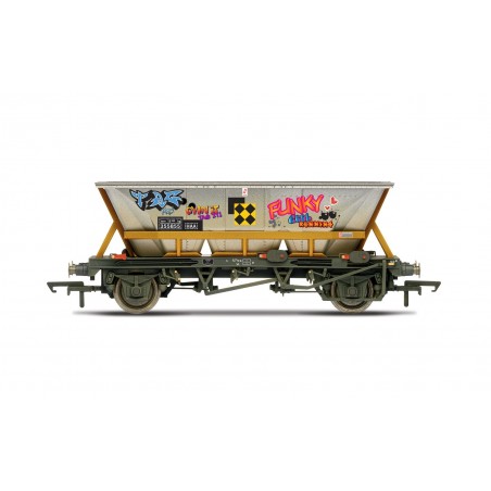 R6961 - BR, HAA wagon with graffiti, 355855 - Era 8