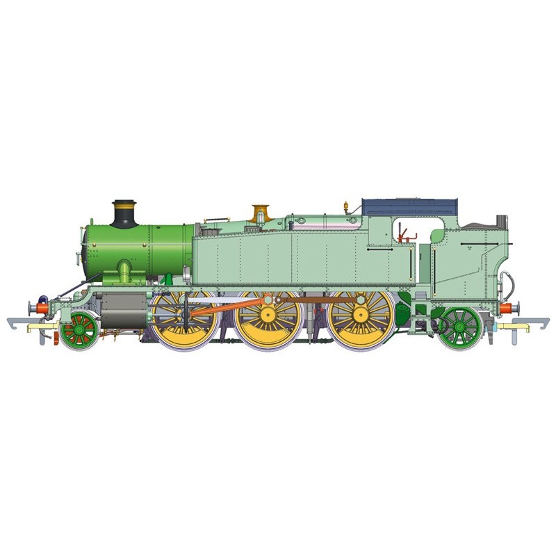 R3721 - GWR, Class 61xx 'Large Prairie', 2-6-2T, 6110 - Era 3