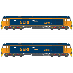 4028&4031 - O Gauge - Class 50 TWIN PACK 50007 & 50049 'Hercules' & 'Defiance' GBRF - KMS Exclusive