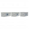 ACC2255GYPA - Pack of 3 Gypsum 20' Containers - White Containers