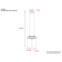 42-0063 - Round Bolier House Chimney