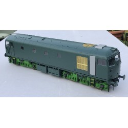 2676 - O Gauge Class 26 - BR Green unnumbered with small yellow panel (tablet catcher recess) 2676