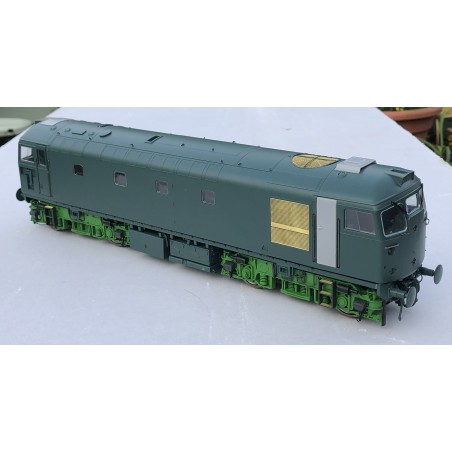 2676 - O Gauge Class 26 - BR Green unnumbered with small yellow panel (tablet catcher recess) 2676