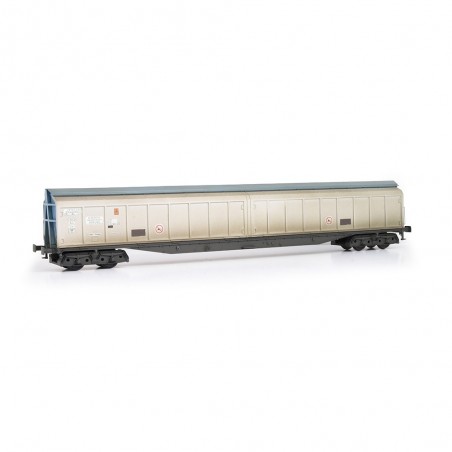 E87009 - Cargowaggon 279-7-604-6 Silver & Blue Unbranded [W]