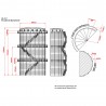 42-211 - Low Relief Gasometer