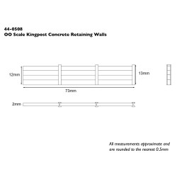 44-0508 - Kingpost Concrete Retaining Walls