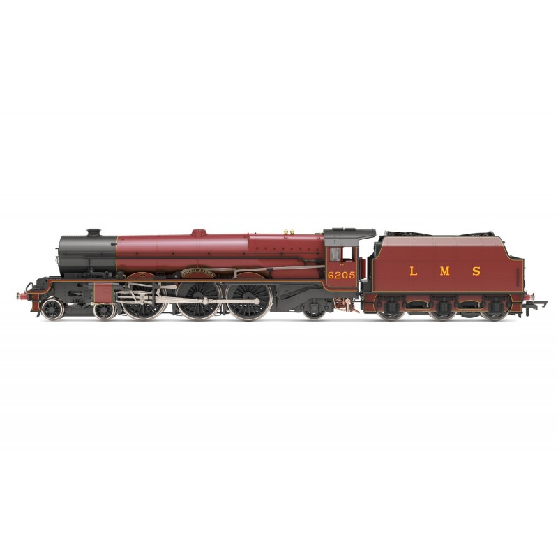 R3999 - LMS, Princess Royal, 4-6-2, 6205 'Princess Victoria' (with flickering firebox) - Era 3