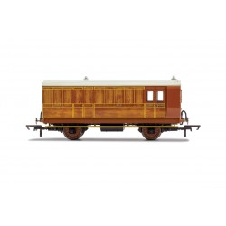 R40060 - GNR, 4 Wheel Coach, Brake Baggage, 836 - Era 2