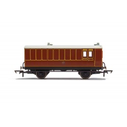 R40072 - LB&SCR, 4 Wheel Coach, Brake Baggage, 102 - Era 2