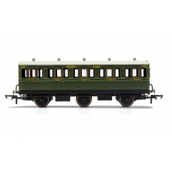 R40086 - SR, 6 Wheel Coach, 3rd Class, 1908 - Era 3