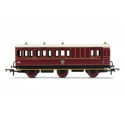 R40093 - NBR, 6 Wheel Coach, Unclassed (Brake 3rd) Coach, 472 - Era 2