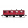 R40123 - BR, 6 Wheel Coach, 1st Class, Fitted Lights, E41373 - Era 4