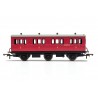 R40123 - BR, 6 Wheel Coach, 1st Class, Fitted Lights, E41373 - Era 4