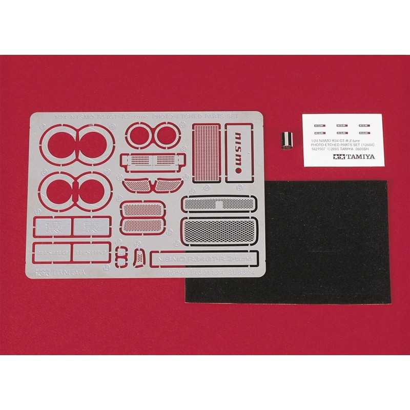 12604 - 1/24 Nismo R34 GT-R Z Tune Photo Etch Parts Set