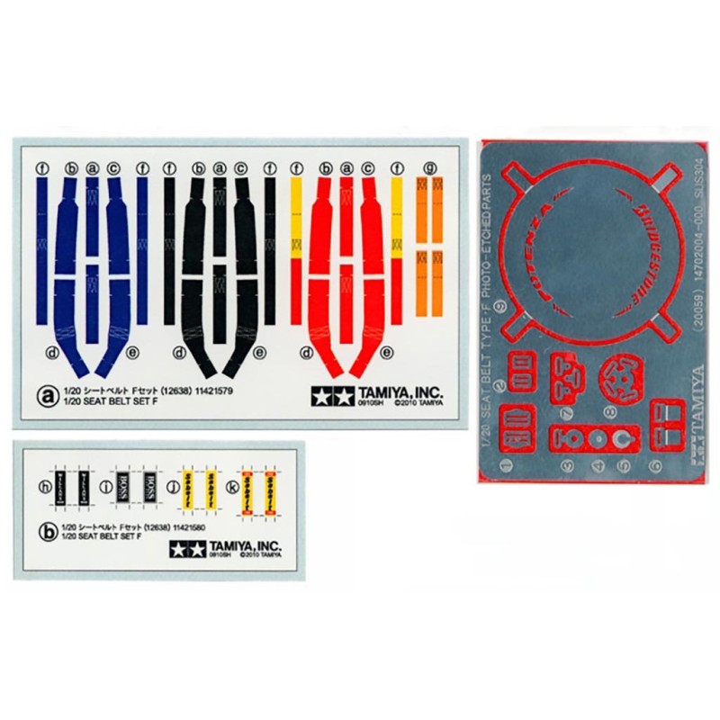 12638 - 1/20 Seat Belt Set F
