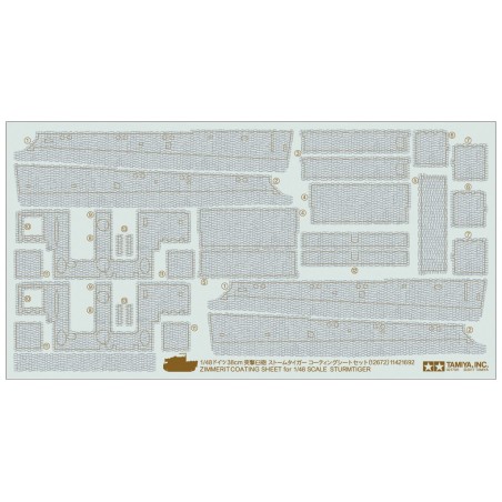12672 - 1/48 Sturmtiger Zimmerit Coating Sheet