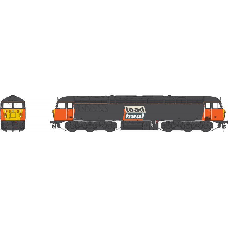 5607 - Class 56 - LoadHaul Black and Orange - Unnumbered