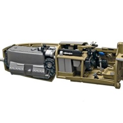 25424 - 1/48 Kawasaki Ki-61-Id Hien (Tony) Silver Colour Plated with Camo Decals