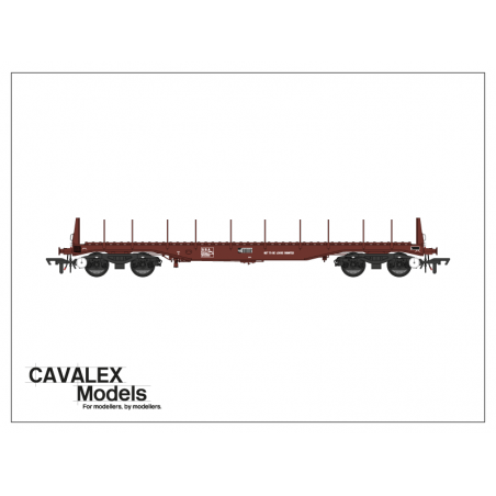 BBA01 BX (1) - 910202 - BBA Wagon - Bauxite Livery - 910202