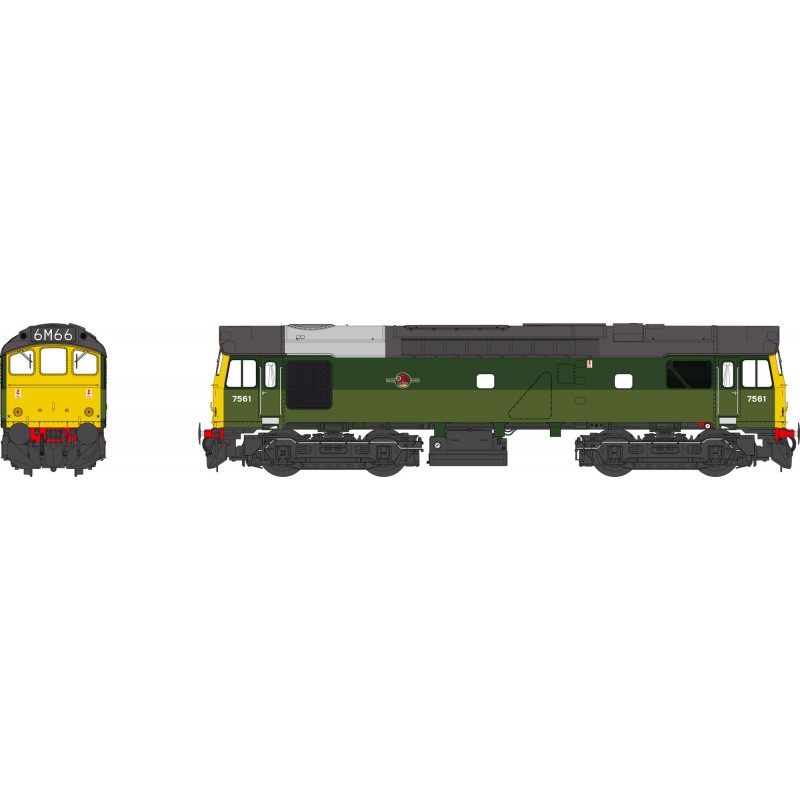 2548 - Class 25/3 BR two-tone green FYE 7561