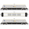 ACC2601FF2 - HYA Bogie Hopper Wagon - Fastline Freight / GE - Twin Pack 2
