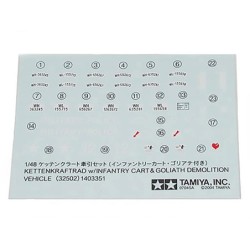 32502 - Kettenkraftrad With Cart & Goliath