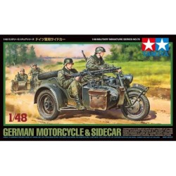 32578 - 1/48 German Bike & Sidecar