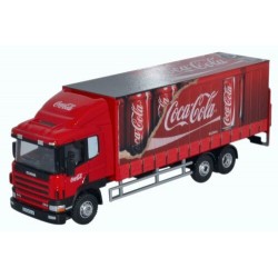 76S94004CC - Scania 94D 6 Wheel Curtainside Coca Cola