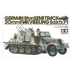 35050 - German Half-Track 20mm Flakvierling Sd.Kfz.7/1