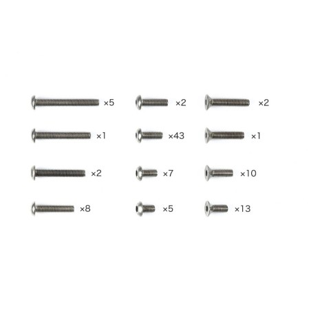 47509 - XM-01 Titanium Screw Set