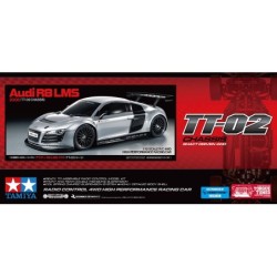 47517 - Audi R8 LMS 2008 with Silver Painted Body (TT-02)