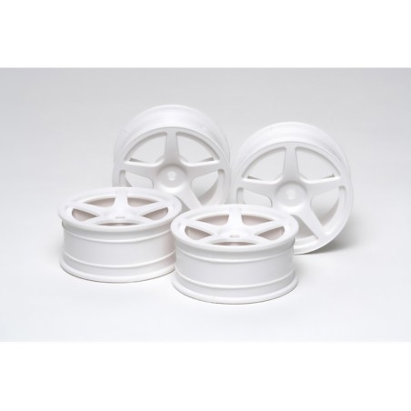53471 - M Narrow White 5 Spoke Wheels