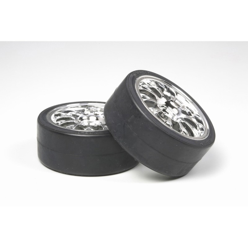 53959 - Plated Mesh Wheel W Drift Tyres 2