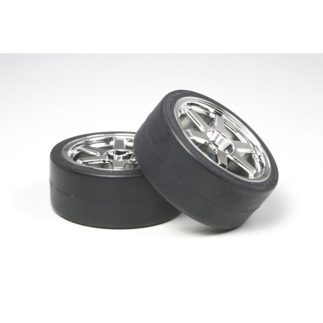 53960 - 6-S Wheel W Drift Tyre X 2 26Mm + 2
