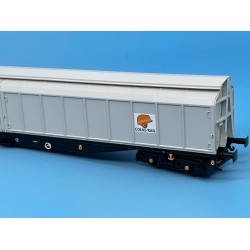 5022 - OO Gauge Cargowaggon IWB Bogie Van Colas/Tarmac Grey