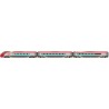 2000E - Pendolino - 390049 "Virgin Express" - Virgin original livery (striped doors) - 9 Car Set