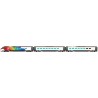 2000G - Pendolino - 390045 "Virgin Pride" - Virgin Flowing Silk Rainbow livery - 9 Car Set