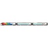 2000G - Pendolino - 390045 "Virgin Pride" - Virgin Flowing Silk Rainbow livery - 9 Car Set