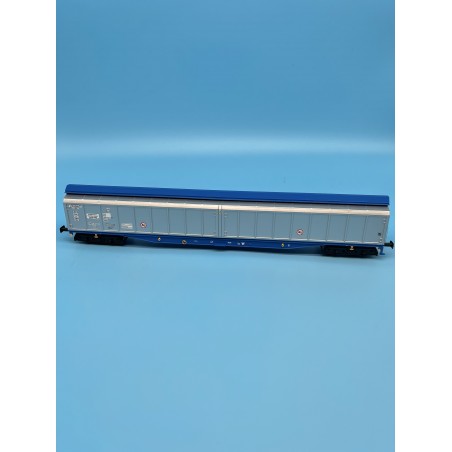 5026 - OO Gauge Cargowaggon IWB Bogie Van Silver/Blue