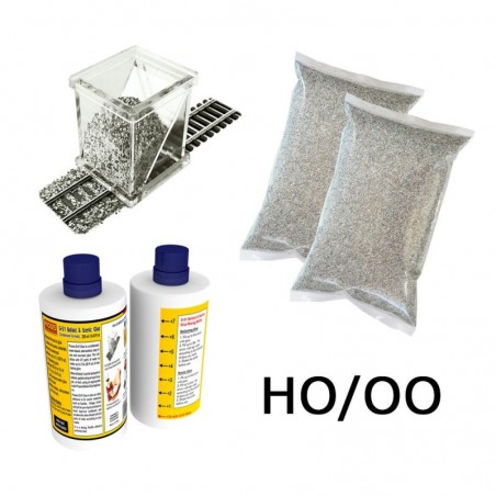 PBALKIT-01 - Complete Ballasting Kit HO (Ballast, glue, ballast spreader)