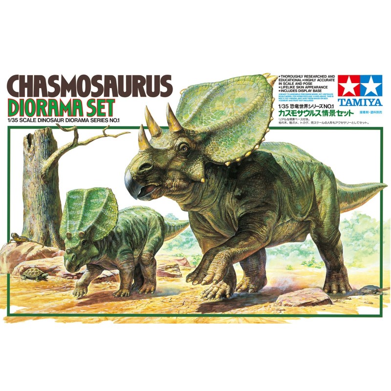 60101 - Chasmosaurus Diorama 1/35