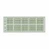 PW-001 - 10 pcs 18X16mm 12 Pane Laser-Cut Windows H0/00