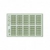 PW-004 - 10pcs 11X21mm 12 Pane Laser-Cut Windows H0/00