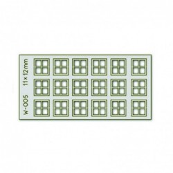 PW-005 - 18 pcs 11X12mm 4...