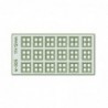 PW-005 - 18 pcs 11X12mm 4 Pane Laser-Cut Windows H0/00