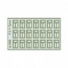 PW-008 - 21 pcs 9.5X15mm 3 Pane Windows H0/00