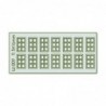 PW-009 - 14 pcs 9.5X16mm 6 Pane Windows H0/00