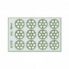 PW-012 - 12 pcs 18mm Diameter Round Windows H0/00